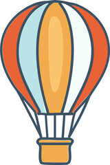 Obraz premium 열기구 벡터 일러스트