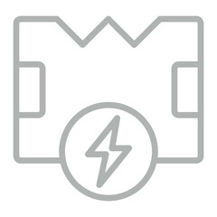 Circuit Vector Line Grey Icon Design