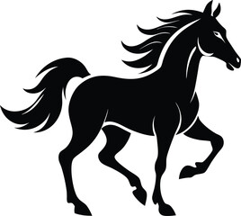 horse illustration logo or icon