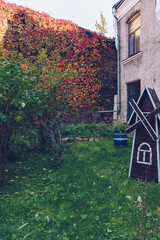 courtyard of building in Wiborg