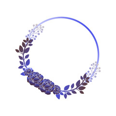 Leaf frames for wedding invitations and greeting card decorations, natural feel frames