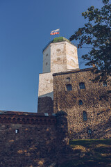 main tower of Wiborgs castle view