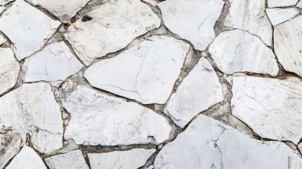 Obraz premium A white stone floor background.