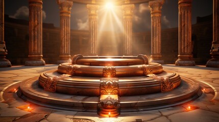 a large column with columns and a large column in the middle.