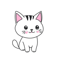 Obraz premium cute cat, illustration