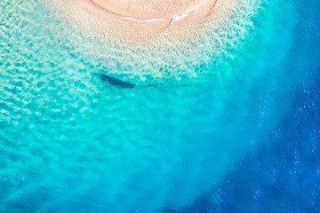 Sea background in Adriatic Sea, Zlatni Rat beach