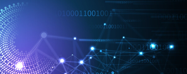 Technology innovation background, idea of global business solution