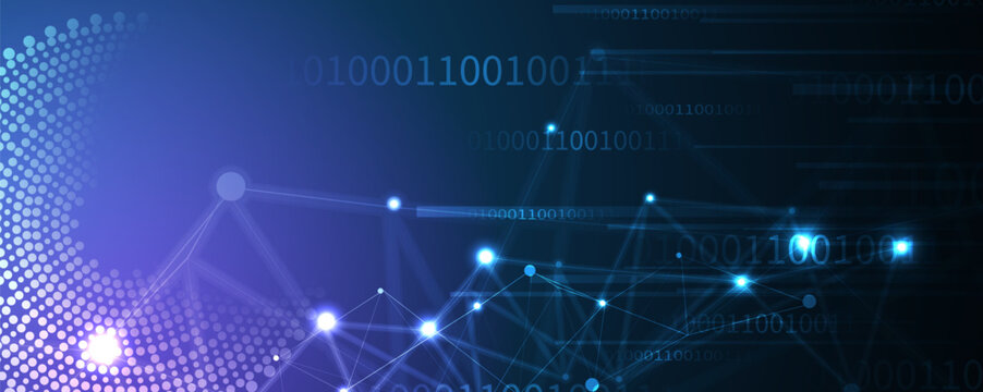 Technology innovation background, idea of global business solution