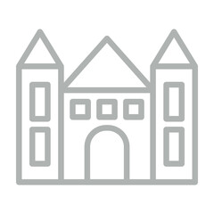 Luxury Vector Line Grey Icon Design