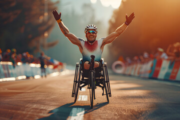 Paralympic wheelchair athlete ready to compete in the Paris Paralympic Games