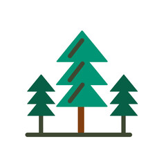 Obraz premium Forest icon design illustration