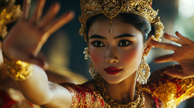 Graceful Balinese Legong Dancer: Capturing the Elegance and Tradition of Dance