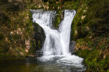 The All Saints Waterfalls in Baden-Württemberg located in the Black Forest