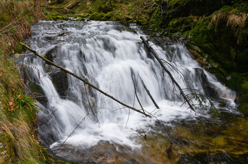 The All Saints Waterfalls in Baden-Württemberg located in the Black Forest