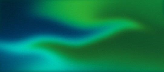 Dark grainy background, blue green black abstract backdrop, noise texture banner poster cover grunge header design copy space