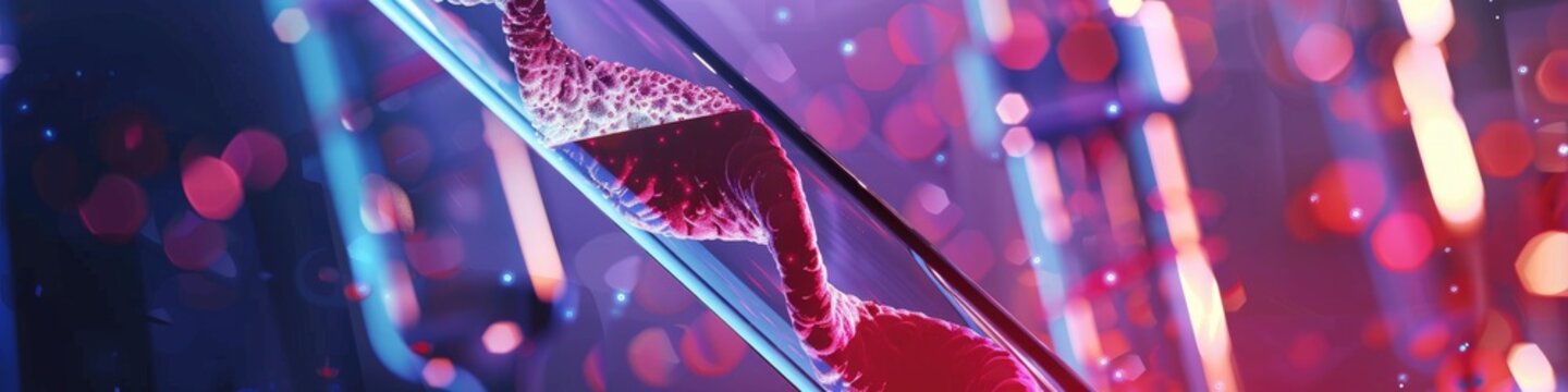 Bartonella DNA Testing Tube with Blood Sample in Infectious Disease Laboratory