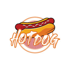 Hot Dog Logo