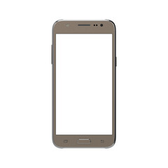 Old smartphone transparent front display gold