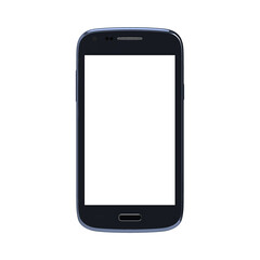 Old style phone display transparent black