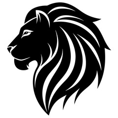 lion head line art vector, Lion head face logo vector art, Lion Head