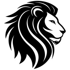 lion head line art vector, Lion head face logo vector art, Lion Head