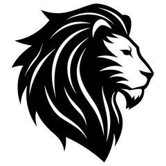 lion head line art vector, Lion head face logo vector art, Lion Head