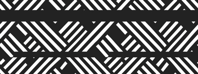 Minimalist black and white pattern, clean lines, subtle texture, contemporary style, elegant and sophisticated atmosphere, 