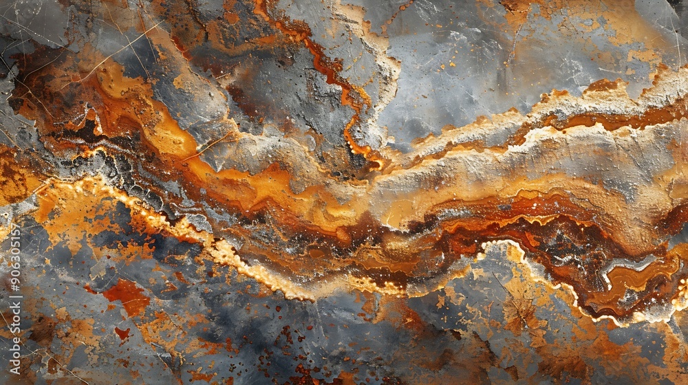 Aufkleber rust marble texture design with high resolution slab tile ceramic gvt pgvt : generative ai