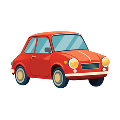 car flat vector design illustration