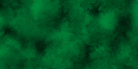Deep dark green abstract grunge texture, Green art old green paper textured or background, Abstract painting by green watercolor ink, abstract creative clouds covered blur green grunge background.