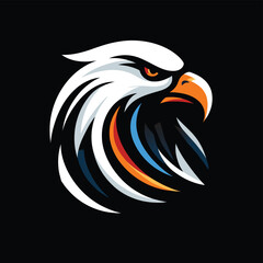 Obraz premium an eagle mascot logo illustration