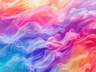 Obraz premium Close-up of colorful fabric