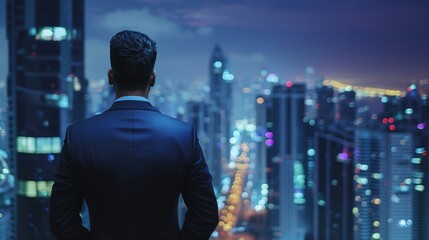 Fototapeta premium Cityscape at Night
