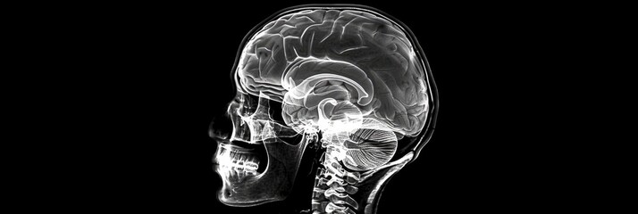 Human brain X Ray image