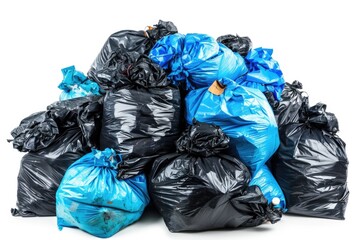 Stacked Garbage Bags