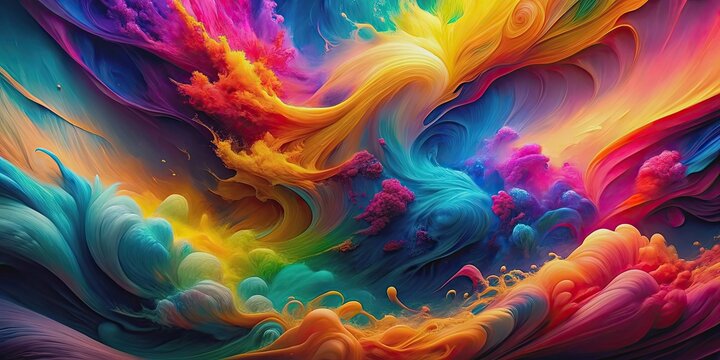 Abstract background with vivid colors in 8k resolution for PC wallpaper , abstract