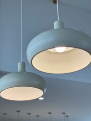 Ceiling lamps for abstract background pattern,selective focus