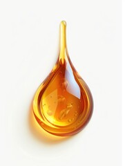 Honey Drop on White Surface