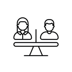 Equality vector icon