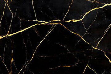black marble background with yellow veins