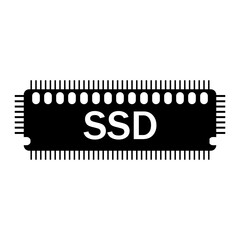 SSD Computer Icon, Simple Icon Vector Design, best used for presentation, application, web and banner
