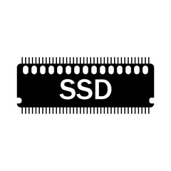 SSD Computer Icon, Simple Icon Vector Design, best used for presentation, application, web and banner