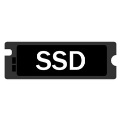 SSD Computer Icon, Simple Icon Vector Design, best used for presentation, application, web and banner