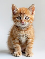 cute orange kitten