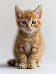 Fototapeta premium cute orange kitten