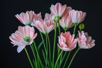 Fototapeta premium Pink Flowers in Vase