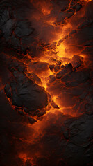 Digital black stone flame texture abstract graphic poster background