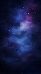 Obraz premium Digital blue and purple star pattern abstract poster background