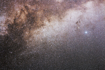 astrophotography of the milky way using 50mm lens and DSLR camera