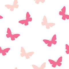 seamless pattern with butterflies